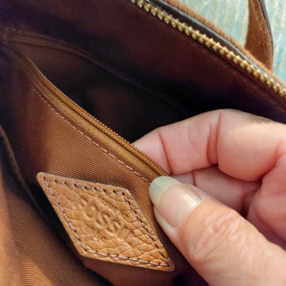 Leather Painted Fossil Purse - Picture 13 of 13